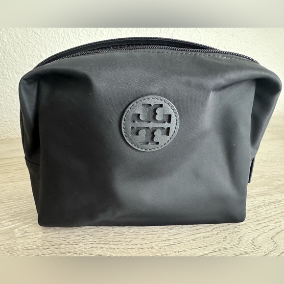 Tory Burch Nylon Cosmetic Bag - Black - Picture 2 of 4